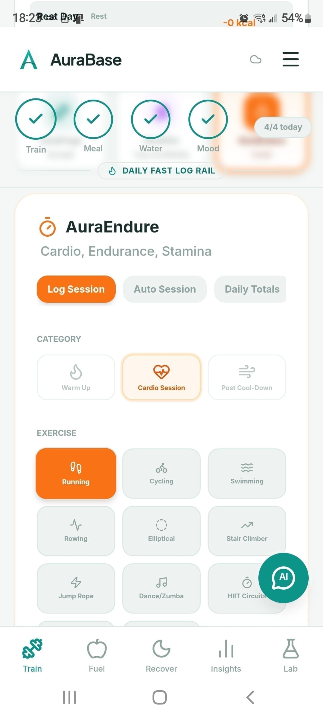 Detailed training stress score charts and overload metrics