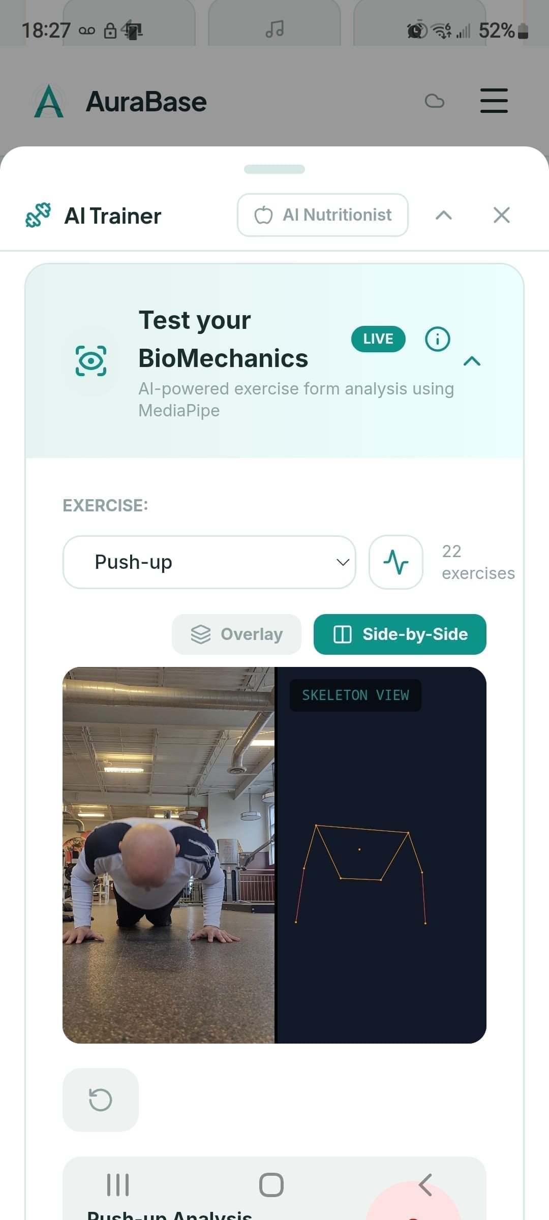 Atlas AI Fitness Coach generating structured training templates